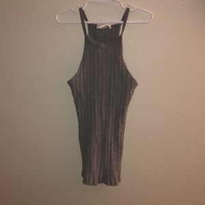 Grey Halter Top